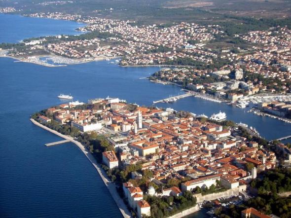 Charter-Kroatien-Sukosan: Blick auf Sukosan